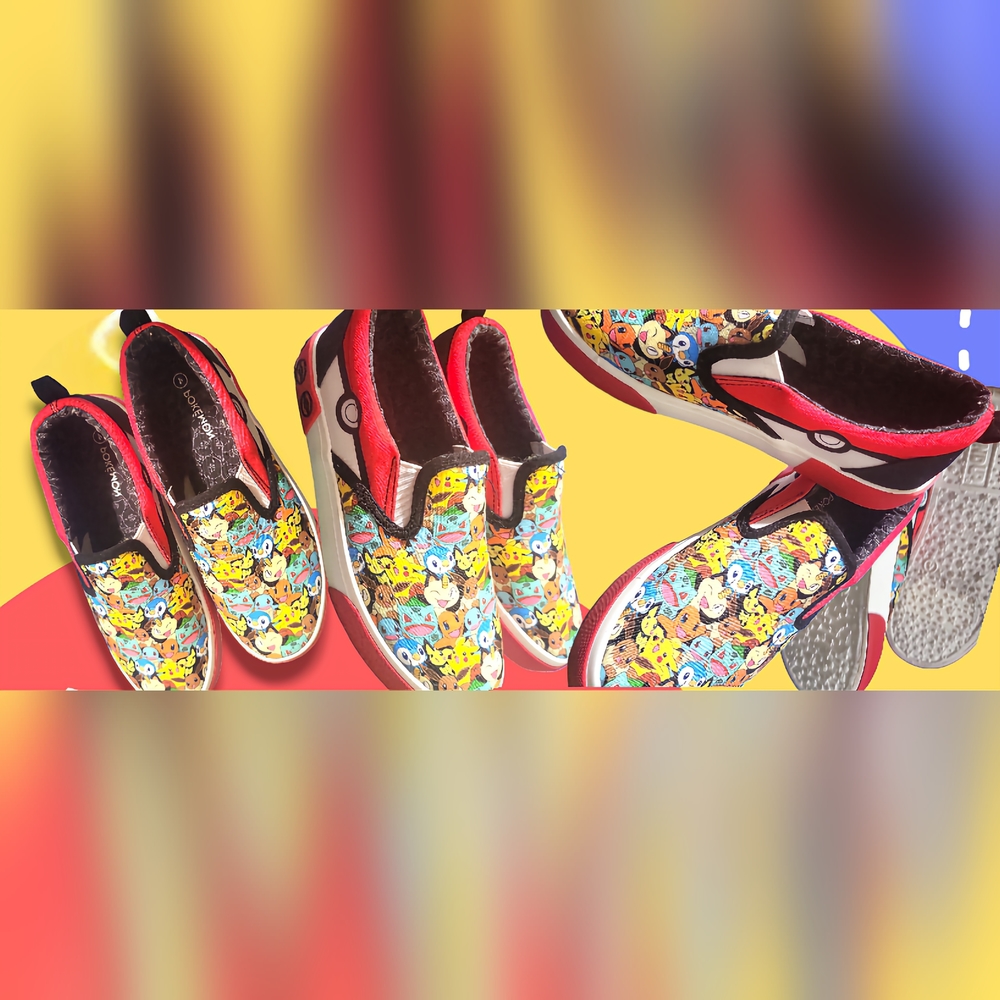 Brand new never worn Pokémon shoes